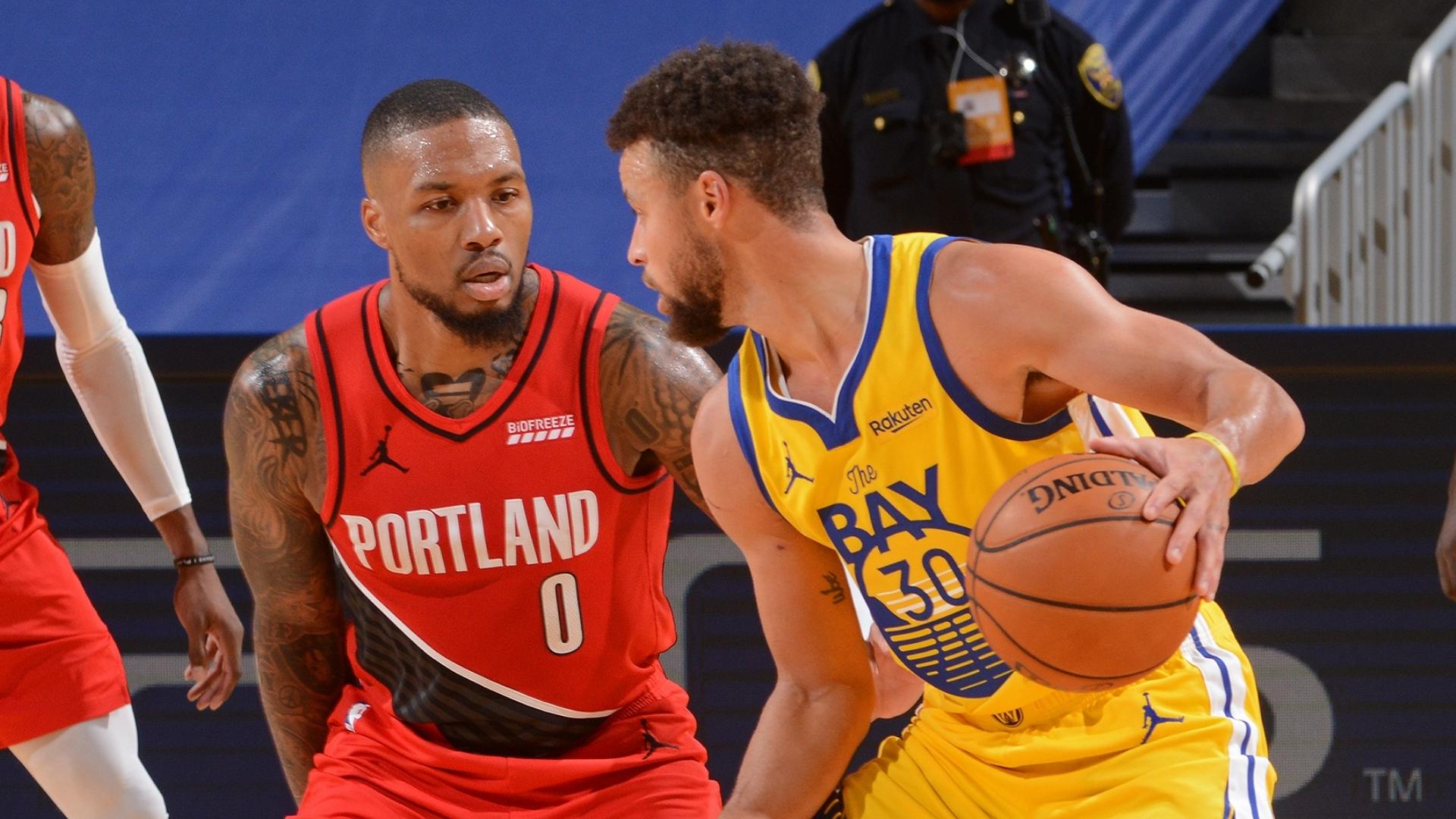 Are Stephen Curry and Damian Lillard playing tonight? TV channel, live streams, time for Warriors vs. Blazers Friday NBA game