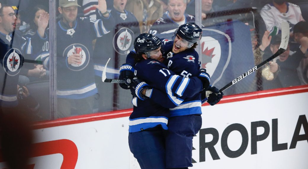 Jets’ special teams click in win over Canucks as Scheifele notches hat trick