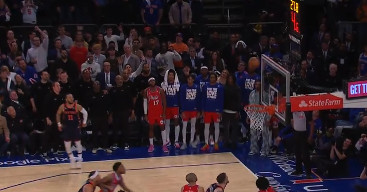 The ending of Knicks-Sixers proved Philly might have the worst rim bounce luck in NBA history